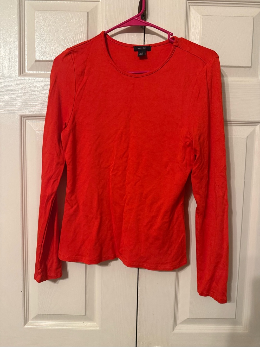 Halogen Orange/Red Long-Sleeve Crewneck Tee